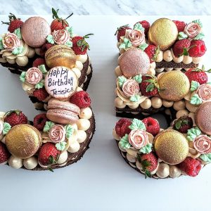 Customized Double Digit Cake